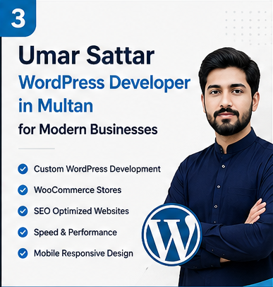 Umar Sattar – WordPress Developer in Multan for Modern Businesses ...